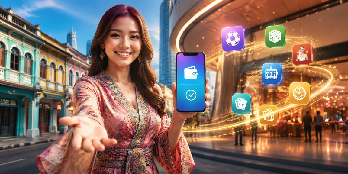Penang mobile casino app showing the roulette display and live table options